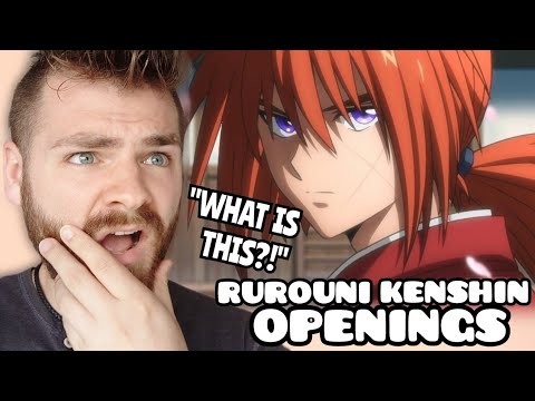 First Time Reacting to "Rurouni Kenshin Openings (1-4)" | New Anime Fan! | REACTION!