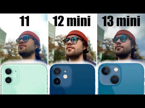 iPhone 13 mini camera comparison with iPhone 12 mini and iPhone 11