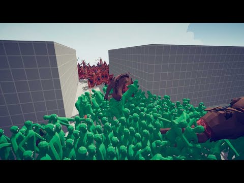 What army can destroy a Zombie Wave? Corridor Map Test TABS Update Totally Accurate Battle Simulator