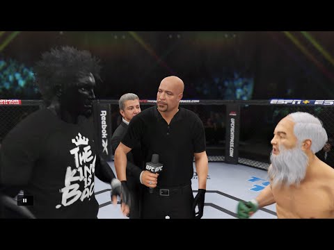 Old Bruce Lee vs. Black Monster - EA sports UFC 4
