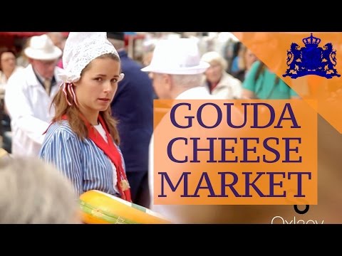 The Gouda Cheese Market • Traditional Dutch Market • THE NETHERLANDS