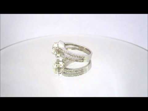 ROUND DIAMOND ENGAGEMENT RING DECO SPLIT SHANK 1.75CTW - KNR INC - 789
