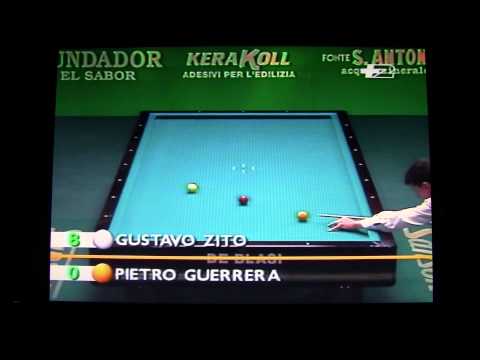 ZITO vs GUERRERA -  5^TAPPA 1°MONDIALE PRO BILIARDO 1993 SARNANO
