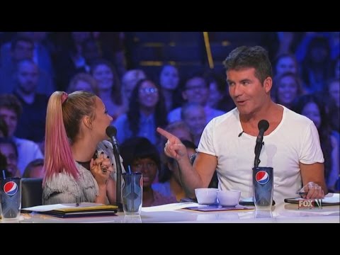 Demi Lovato and Simon Cowell - Funniest moments on The X factor - Season 2 (1/6) LEGENDADO