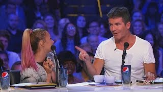 Demi Lovato and Simon Cowell - Funniest moments on The X factor - Season 2 (1/6) LEGENDADO