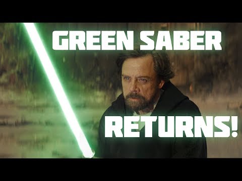 The Return of Luke's Green Lightsaber