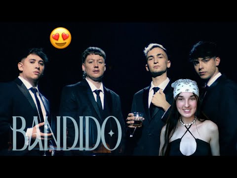 REACCIONO A BANDIDO - Emanero, FMK, Estani, Rusherking | Sara Macías