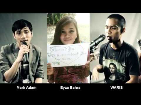 WARIS salam lebaran Mark Adam and Eyza Bahra