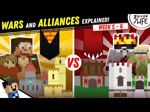 3rd Life SMP: Wars and Alliances Explained | WEEK 5 - 6