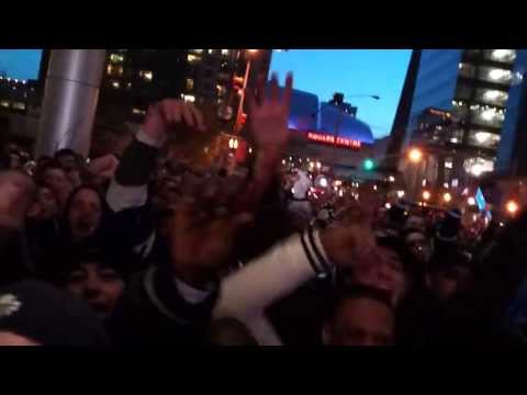 Crowd at Maple Leaf Square for Game 7