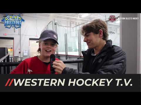 Post Game Interview with Luke Lawson Player of the Game in Game #2 For the Western Selects!