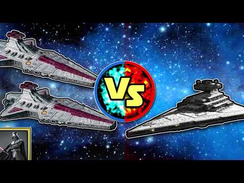 Star Wars Versus:  2 Venator Sternenzerstörer VS. Sternenzerzerstörer - Star Wars Basis Versus #26