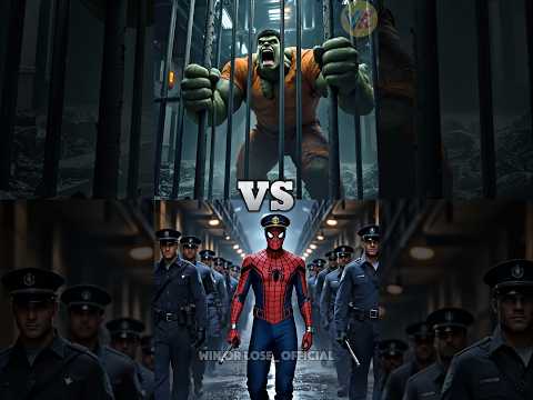 Spiderman and Police vs Superheroes: The Prison Escape Battle(Joker,Sonic,Batman,Venom,Deadpool)