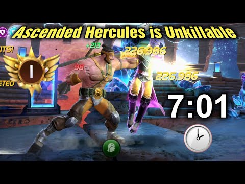 7:01 Grandmaster Effortless Solo | Ascended Hercules is Unkillable