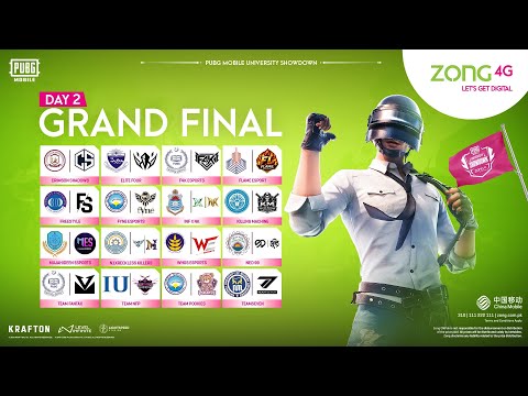 ZONG ENGAGE PUBG MOBILE UNIVERSITY SHOWDOWN | GRAND FINALS DAY 2