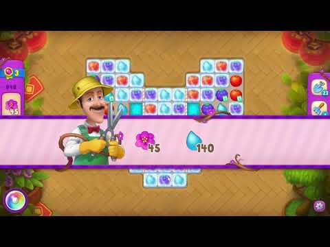 Gardenscapes 848 Super Hard Level - 16 moves - NO BooSTERS