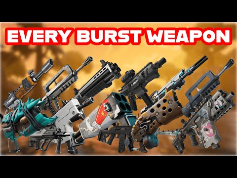 Ranking EVERY BURST WEAPON In FORTNITE HISTORY From WORST To BEST