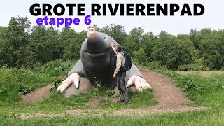 GROTE RIVIERENPAD (LAW6), etappe 6: van BERGAMBACHT naar VIERSPRONG / BREEKADE-ROTONDE