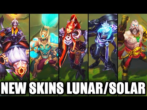 All NEW Lunar & Solar Eclipse Skins Sea Dog Yasuo Betrayer Gangplank (League of Legends)
