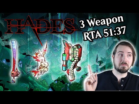 Three Weapon Speedrun RTA 51:37 Nemesis – Hera – Eris |Hades 1.37|