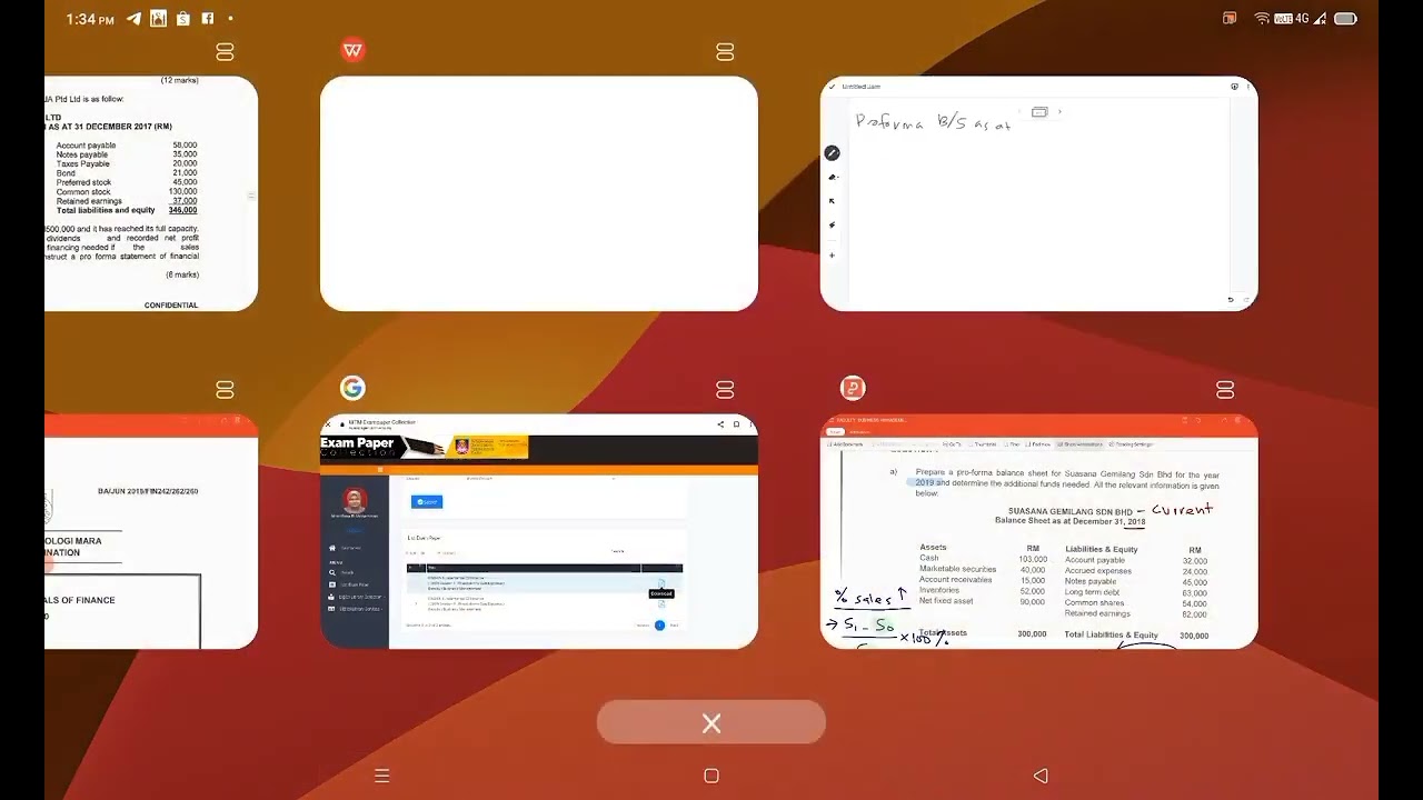 FIN242 Pro Forma Balance Sheet Dec2018 PART 1/2