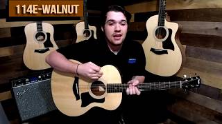 Video thumbnail for Taylor 114e Walnut by napervillemusic