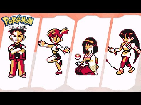 All Gym Battles | Pokemon Yellow ᴴᴰ