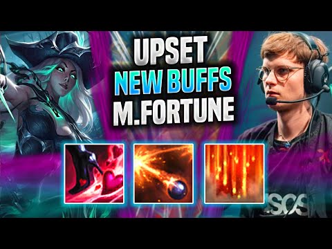 UPSET EPIC GAME WITH MISS FORTUNE NEW BUFFS! - FNC Upset Plays Miss Fortune ADC vs Caitlyn! |