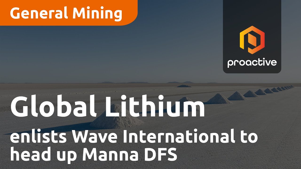 Global Lithium enlists Wave International to head up Manna DFS