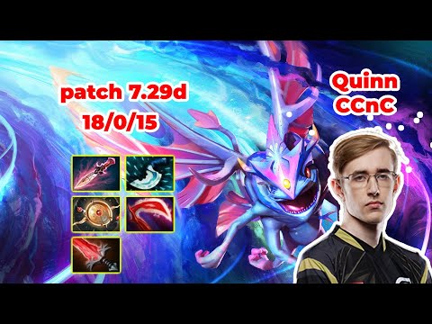 Quinn CCnC Puck Mid - DOTA 2 7.29d - MMR rank - Dota2 Gameplay [Learn To PRO dota2]