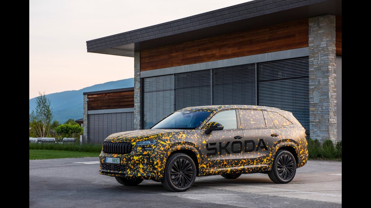 The all new 2024 Škoda Kodiaq -With a plug in hybrid option and an even more refined design
