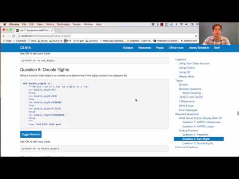 CS 61A Spring 2014 Final Walkthrough - смотреть онлайн на