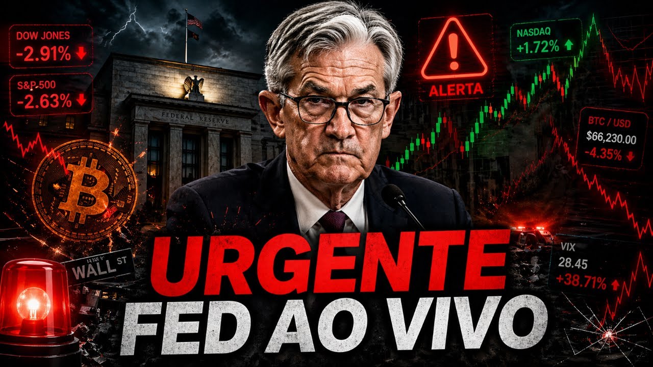 URGENTE! ÚLTIMA REUNIÃO DE JEROME POWELL NO FED E DECISÃO DE JURO AMERICANO AO VIVO!