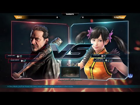AFAS Tekken 7: Season 7 Vol. 2: Winners Round 2 - Zak5 (Negan) vs Ling HIppo (Xiaoyu)