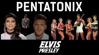 Can&#39;t Help Falling In Love - Pentatonix &amp; Elvis Presley (side by side)