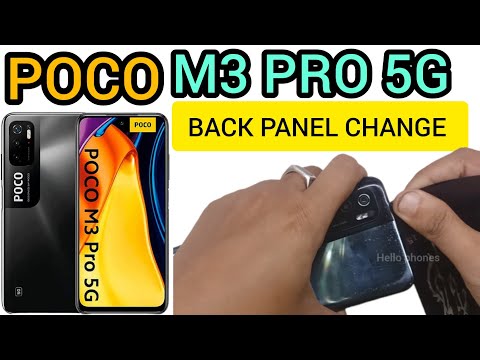 poco M3 pro 5g back panel replacement | how to change poco M3 pro back panel #poco #new #repair
