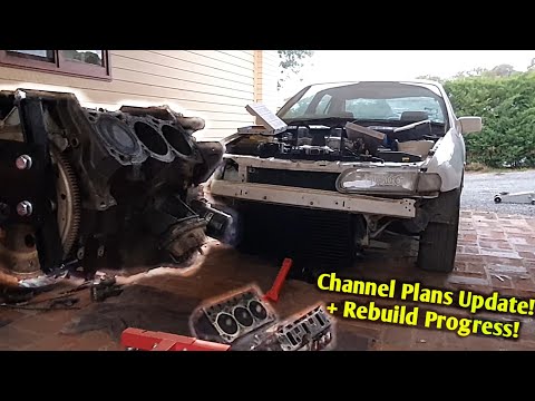 Quick Lil Channel Plans Update + Engine Teardown Part 2! Heads Are Off!