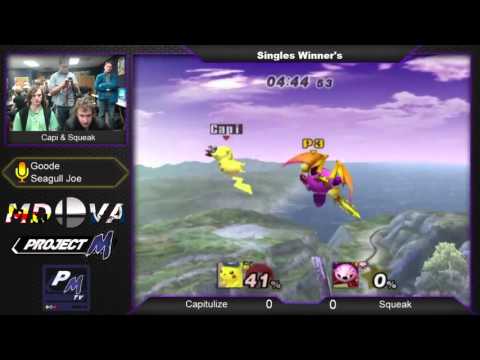 SPM01: Singles - Capitulize (Pikachu) vs. Squeak (MetaKnight)