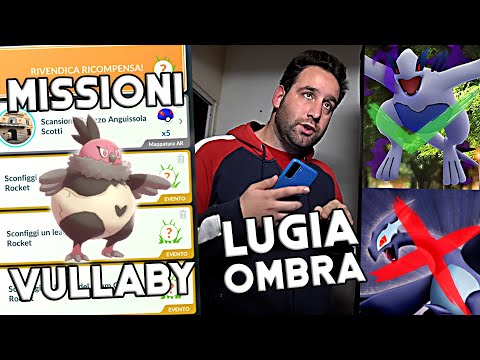 CATTURIAMO LUGIA OMBRA + TANTI CHECK MISSIONI VULLABY! Evento TEAM GO ROCKET in notturna