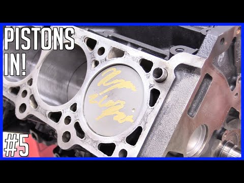 How to Build a Ford 5.4L 3V Engine - Part 5: Pistons Installed!