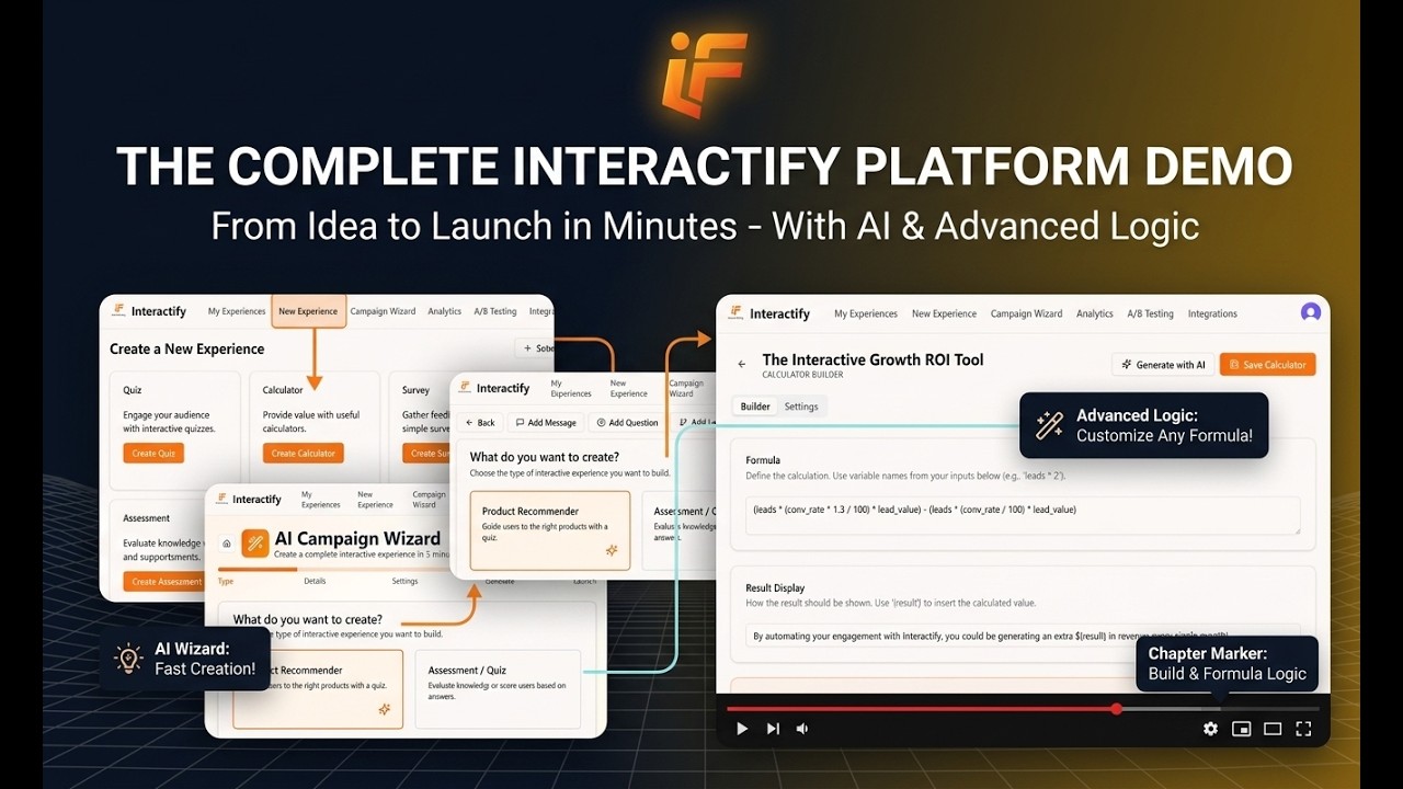 Interactify video preview