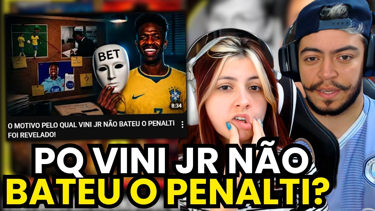 O MOTIVO PELO QUAL VINI JR NÃO BATEU O PENALTI FOI REVELADO! | REACT