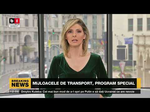 ȘTIRI B1 ORA 12.00 CU LUIZA CERGAN - 200 DE OAMENI, BLOCAȚI PE AEROPORTUL DIN CLUJ_Știri B1_23 apr