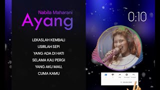 Download lagu AYANG - NABILA MAHARANI DENGAN NM BOYS mp3