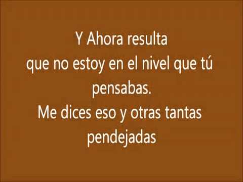 Ahora Resulta   Voz De Mando Con Letra (sin censura)