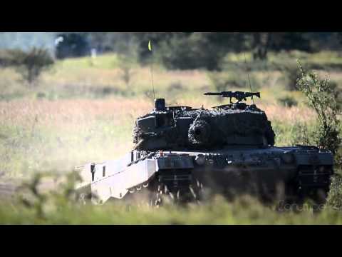 Leopard 2A4 on the range