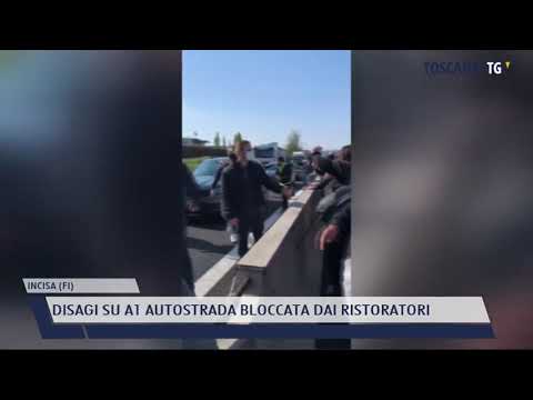 2021-04-19 INCISA (FI) - DISAGI SU A1 AUTOSTRADA BLOCCATA DAI RISTORATORI