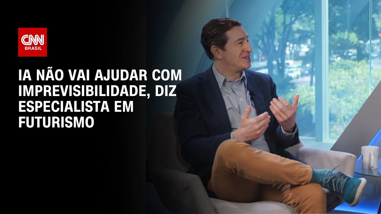 IA não vai ajudar com imprevisibilidade, diz especialista em futurismo | CNN BRASIL