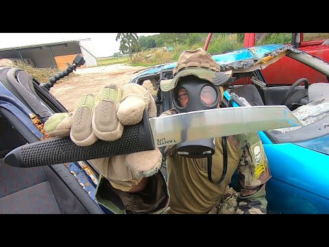 COLD STEEL TANTO LITE - KNIFE DESTRUCTION TEST - UNTIL IT BREAKS - German 4116 Stainless Steel