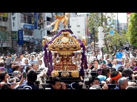 神田祭、神輿が秋葉原に集結